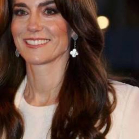 Golden Pearl Clover Earrings 14k - Picture 7 of 9